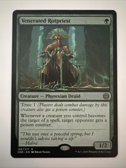 Venerated Rotpriest Phyrexia: All Will Be One Regular - Image 1