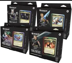 MTG Final Fantasy Commander Decks (set of 4) - Image 1