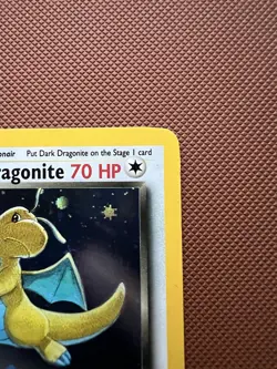 Pokemon Dark Dragonite Holo Rare Team Rocket Set 5/82 Holo SWIRL 🌀 LP - Image 5