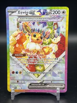 Eevee ex 174 Sv: Scarlet & Violet Black Star Promo Holo Pokemon TCG NM- - Image 1