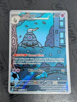 Pokemon TCG Dusclops 069/064 Shrouded Fable Illustration Rare Holo 2024 - Image 1