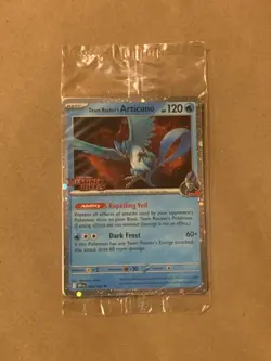 Team Rocket's Articuno 051/182 Pokemon Destined Rivals Stamped Promo (Best Buy) - Image 1