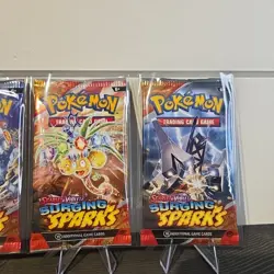SURGING SPARKS ART SET - 4 SEALED BOOSTER PACKS Pokemon TCG 💎MINT💎 - Image 3