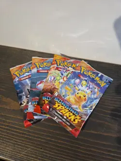 SURGING SPARKS ART SET - 4 SEALED BOOSTER PACKS Pokemon TCG 💎MINT💎 - Image 5