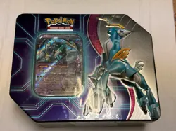Pokemon Paradox Clash Iron Crown ex Tin promo five packs NEW AND SEALED - Image 1