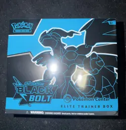 Pokemon Black Bolt Pokemon Center Elite Trainer Box ETB New & Sealed TCG - Image 1