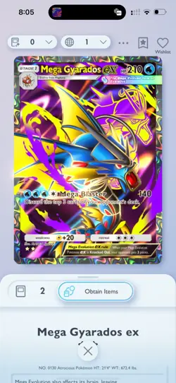 Mega Gyarados EX PTCGP - Pokemon TCG Pocket - Image 2