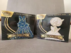 2x Pokemon Mega Evolution Elite Trainer Box ETB, 1 Lucario/Gardevoir SEALED LOT - Image 1