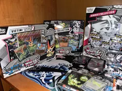 Pokemon TCG - White Flare & Black Bolt SEALED LOT. Binders, Tins, Etc - Image 2