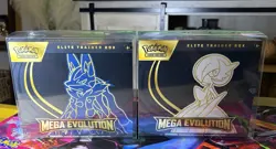 Pokemon TCG Mega Evolution Elite Trainer Box ETB Pair Set of 2 ETB - Image 1