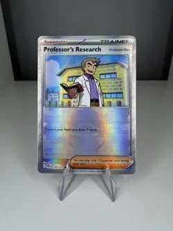 Professor's Research 122/131 Poke Ball Prismatic Evolutions Pokemon (English) - Image 1