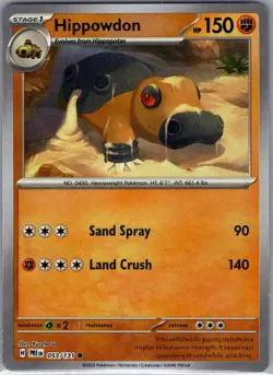 Hippowdon (Master Ball) 053/131 SV: Prismatic Evolutions - Pokemon Card - NM - Image 1