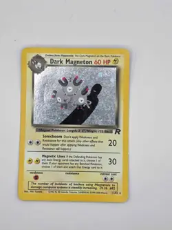 Dark Magneton 11/82 Holo Shiny Card Excellent Condition Pokemon (T79) - Image 3