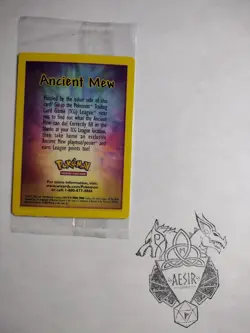 Pokemon Ancient Mew Sealed Pokemon the Movie 2000 Promo Card - Image 1