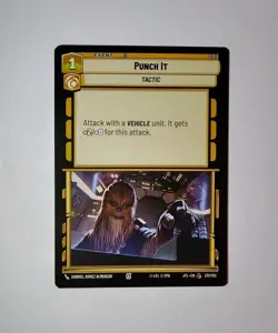 Star Wars Unlimited: Jump To Lightspeed - PUNCH IT #231 w/2 FREE cards - Image 1