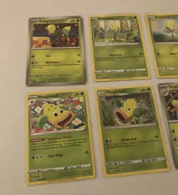 Lot Of 6 Bellsprout Weepinbell And Victreebel Pokemon Cards - Image 2
