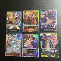 One Piece Card Lot 46 Cards Holos , SR , Leaders . - Image 1