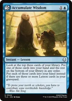 Accumulate Wisdom - TLA 0044 - NM - MTG Magic - Image 1