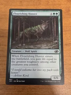 MTG Jumpstart 2022 - Flourishing Hunter - J22 662 - Regular - Image 1