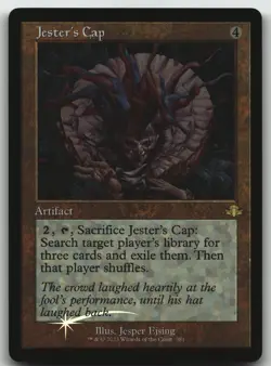 Jester's Cap (Retro Frame) R Dominaria Remastered 381 LP foil - Image 1