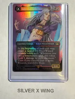 Kuja, Genome Sorcerer Borderless Foil x1, MTG, Final Fantasy, FIN, NM - Image 1