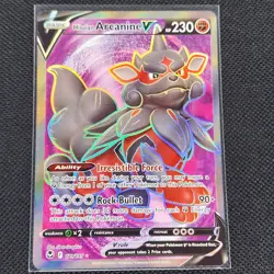 Hisuian Arcanine V - 179/195 - Ultra Rare - Silver Tempest - Pokemon Card - NM/M - Image 1