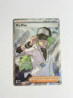 Pokemon TCG ‘N's Plan 163/086’ Ultra Rare - Black Bolt - English - Image 1