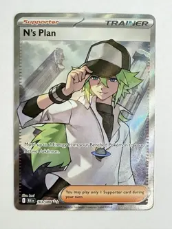 Pokemon TCG ‘N's Plan 163/086’ Ultra Rare - Black Bolt - English - Image 2