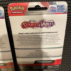Pokemon TCG Scarlet & Violet Spidops & Espathra Checklane Sealed Blister Packs - Image 4