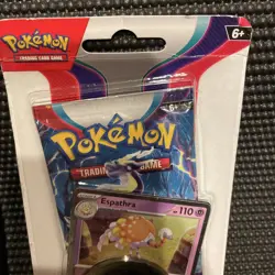 Pokemon TCG Scarlet & Violet Spidops & Espathra Checklane Sealed Blister Packs - Image 5
