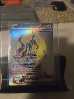 2024 Pokemon SV Temporal Forces TEF EN Iron Crown ex #206/162 - Image 1