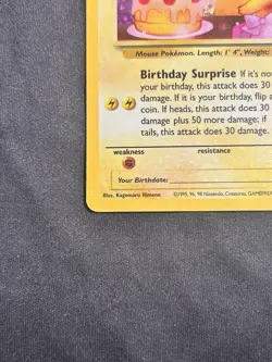 Birthday Pikachu 24/53 Pokemon TCG Celebrations Classic Collection NM - Image 5