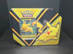 Pokemon TCG - V Powers Tin Art Set (3x) Pikachu, Eevee, Eternatus - New & Sealed - Image 3