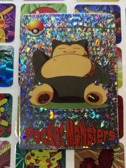 Pokemon Vintage Pocket Monsters Vending HOLO Prism Sticker 1999 Bandai Nintendo - Image 4