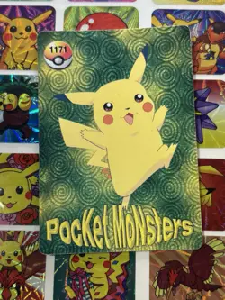 Pokemon Vintage Pocket Monsters Vending HOLO Prism Sticker 1999 Bandai Nintendo - Image 5