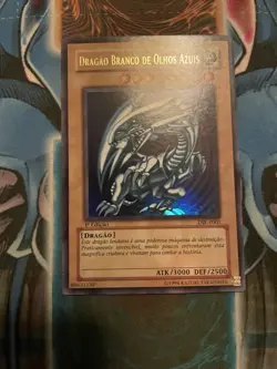 Yugioh PORTUGUESE 1st Edition Ultra Rare Blue-Eyes White Dragon DIK-P001 NM - Image 1