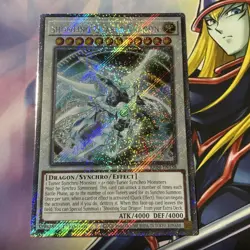 Shooting Quasar Dragon Yugioh RA04-EN158 Platinum Secret Rare PSR NM - Image 1