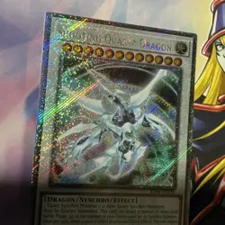 Shooting Quasar Dragon Yugioh RA04-EN158 Platinum Secret Rare PSR NM - Image 2