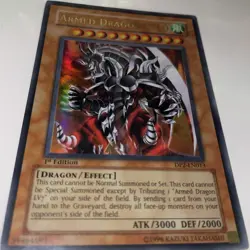Yugioh Armed dragon lv10 Ultra Rare 1st Edition DP2-EN013 NM/LP - Image 3