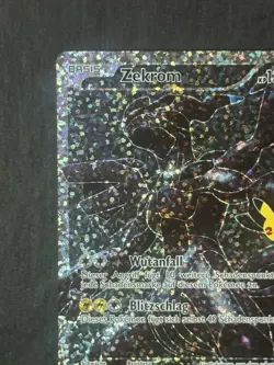 Zekrom 114/114 Celebrations Textured Full Art Ultra Rare Holo Pokemon Card - NM - Image 2