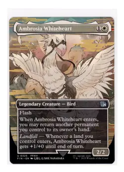 Ambrosia Whiteheart (Borderless) U 0325 Regular Final Fantasy MTG Card Eng NM - Image 1