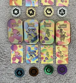 151 Pokemon Scarlet Violet Open Tin Lot Tokens + Cards Included - Image 3