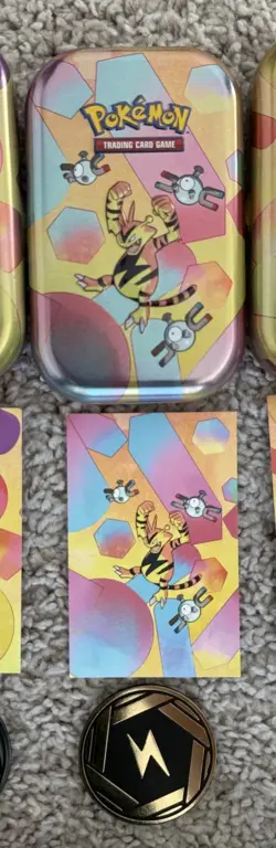 151 Pokemon Scarlet Violet Open Tin Lot Tokens + Cards Included - Image 5