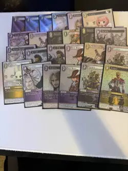 Final Fantasy MTG - Lot of 24 Mixed Rarity Foil Cards (Near Mint) - Image 1