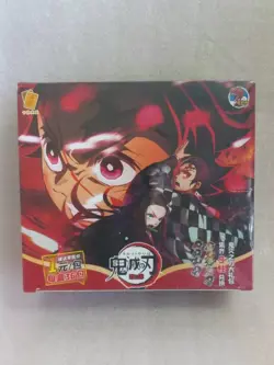 Demon Slayer Kimetsu No Yaiba Trading Cards 36 Pack 180 Cards Booster Box RED - Image 1