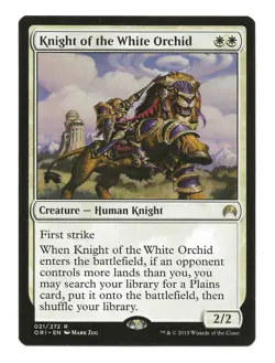 Knight of the White Orchid MTG Creature Card Magic Origins 1x NM - Image 1