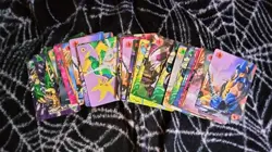 vintage various battle cards Marvel Overpower 30 Cards CCG lot X Men Avengers - Image 2