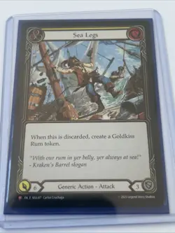 Sea Legs [SEA187] Non Foil Majestic NM - Flesh and Blood High Seas - Image 1