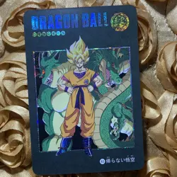 Saiyan Goku Dragon Ball Z VISUAL ACG Anime Girl Holo Waifu Card Shenron - Image 1