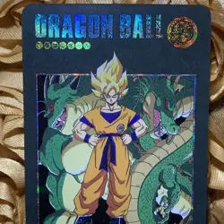 Saiyan Goku Dragon Ball Z VISUAL ACG Anime Girl Holo Waifu Card Shenron - Image 2